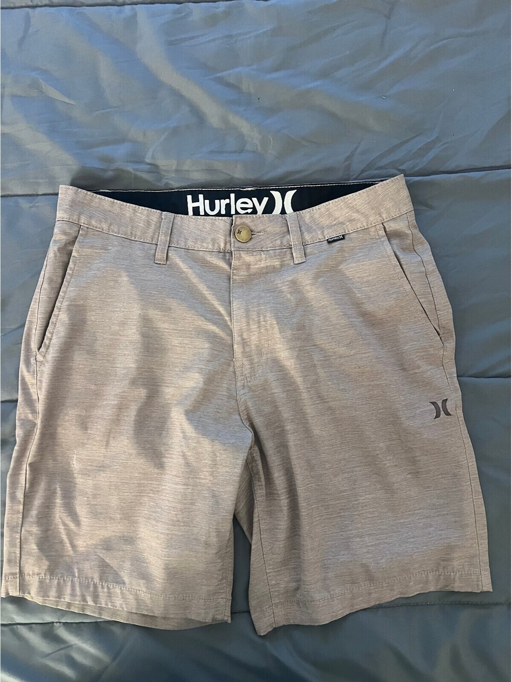 Hurley Men's Beige Casual Board Shorts Size 30